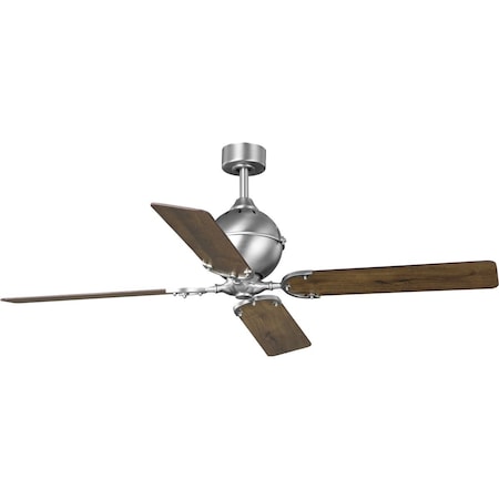 Royer Collection 56 Four-Blade Antique Nickel Ceiling Fan